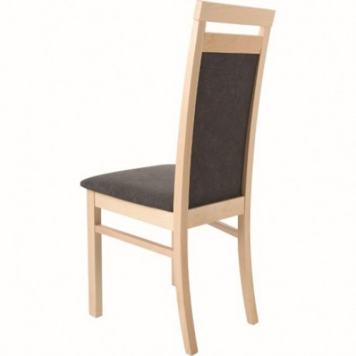 Dřevěná jídelní židle s čalouněním DESIGNE 34 - nosnost 120 kg - výběr barevného provedení 